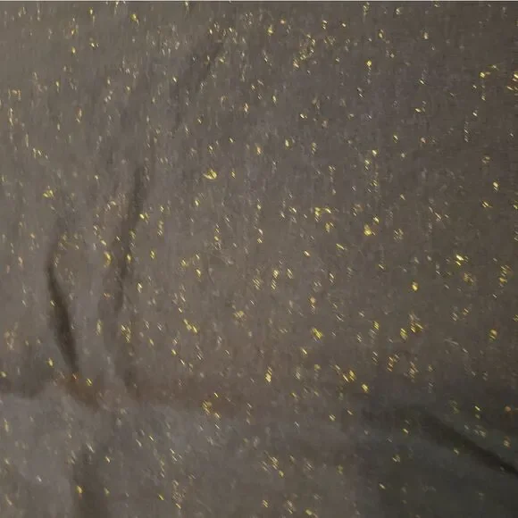 Black & Gold Plus Size Tank Top w/ Gold Speckles Sz XXL - Picture 4 of 6